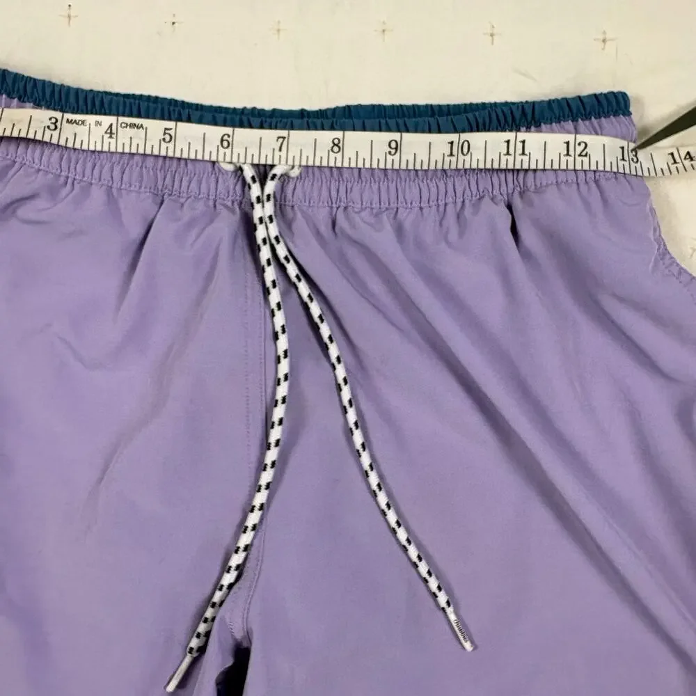 Chubbies Classic Swim Trunks Men's S Lavender Preppy Beach Pool Summer